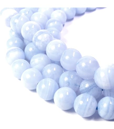 Amazon.co.jp: ブルーレースアゲート（瑪瑙）20ミリ丸玉【スフィア